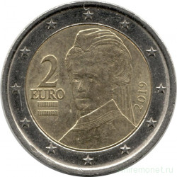 Монета. Австрия. 2 евро 2019 год.