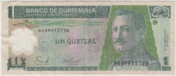 Банкнота. Гватемала. 1 кетцаль 2006 год. Тип 109.