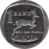 Монета. Южно-Африканская республика (ЮАР). 1 ранд 2000 год. Новый тип. UNC. рев.