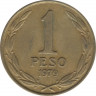 Монета. Чили. 1 песо 1979 год. ав.