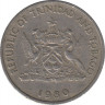 Монета. Тринидад и Тобаго. 25 центов 1980 год. ав.