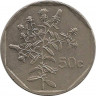 Монета. Мальта. 50 центов 1992 год.