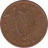 Монета. Ирландия. 5 центов 2007 год. ав.