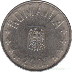 Монета. Румыния. 10 бань 2007 год.