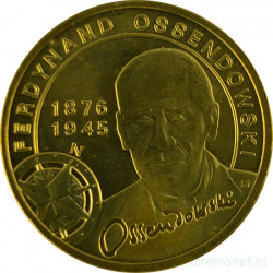 Монета. Польша. 2 злотых 2011 год. Фердинанд Оссендовский.