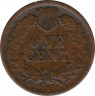 Монета. США. 1 цент 1894 год. рев.