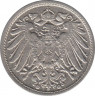 Монета. Германия (Германская империя 1871-1922). 10 пфеннигов 1907 год. (G). рев.