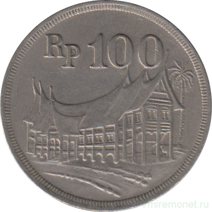 Монета. Индонезия. 100 рупий 1973 год.