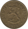 Монета. Финляндия. 50 пенни 1975 год. ав.