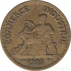 Монета. Франция. 50 сантимов 1929 год.