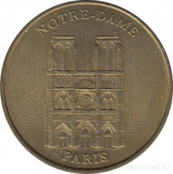 Жетон памятный. Франция. Парижский монетный двор. Нотр-Дам-де-Пари.