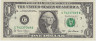Банкнота. США. 1 доллар 2001 год. C. Тип 509. ав.