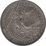 Монета. ФРГ. 5 марок 1984 год. 150 лет Немецкому таможенному союзу. ав.