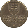 Монета. Словакия. 10 крон 2003 год. ав.