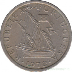 Монета. Португалия. 2,5 эскудо 1972 год.