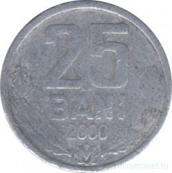 Монета. Молдова. 25 баней 2000 год.