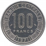 Монета. Конго. 100 франков 1971 год.