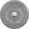 Монета. Греция. 20 лепт 1954 год. ав.