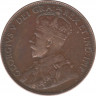 Монета. Канада. 1 цент 1920 год. рев.