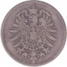 Монета. Германская империя. 1 марка 1875 год. (B).