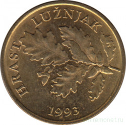 Монета. Хорватия. 5 лип 1993 год.