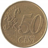 Монета. Франция. 50 центов 1999 год. 