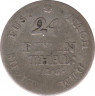 Монета. Брунсвик-Вольфенбюттель(Германия). 1/24 таллера 1760 год. рев.