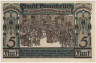Бона. Нотгельд. Германия. Город Оснабрюк. 5 марок 1921 год. 1032.1.8. рев.