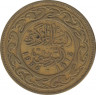Монета. Тунис. 50 миллимов 1996 год. ав.