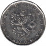 Монета. Чехия. 2 кроны 2009 год.