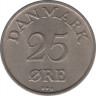 Монета. Дания. 25 эре 1948 год. рев.