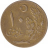 Монета. Турция. 10 курушей 1924 год.