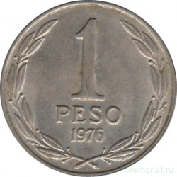 Монета. Чили. 1 песо 1976 год.