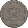 Монета. Тринидад и Тобаго. 25 центов 1979 год. ав.