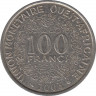 Монета. Западноафриканский экономический и валютный союз (ВСЕАО). 100 франков 2003 год. ав.