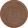 Монета. Испания. 5 центов 2008 год. ав. 