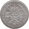 Монета. Великобритания. 2 шиллинга (флорин) 1940 год. ав.