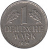 Монета. ФРГ. 1 марка 1964 год. Монетный двор - Штутгарт (F). ав.