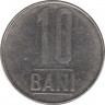  Монета. Румыния. 10 бань 2008 год. рев.