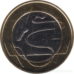 Монета. Финляндия. 5 евро 2015 год. Спорт - Гимнастика.