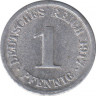 Монета. Германия (Германская империя 1871-1922). 1 пфенниг 1917 год. (F). ав.