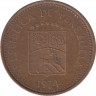 Монета. Венесуэла. 5 сентимо 1974 год. ав.