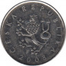 Монета. Чехия. 1 крона 2008 год. ав.