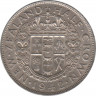 Монета. Новая Зеландия. 1/2 кроны 1942 год. ав.