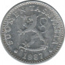 Аверс. Монета. Финляндия. 10 пенни 1987 M год.