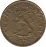 Монета. Финляндия. 50 пенни 1976 год. ав.