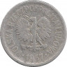 Реверс. Монета. Польша. 1 злотый 1957 год.
