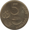 Монета. Финляндия. 5 марок 2000 год. рев.