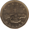 Монета. Канада. 1 доллар 1992 год. 125 лет Конфедерации Канада. Парламент. ав.