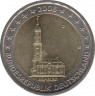 Монета. Германия. 2 евро 2008 год. Гамбург. (J). ав.